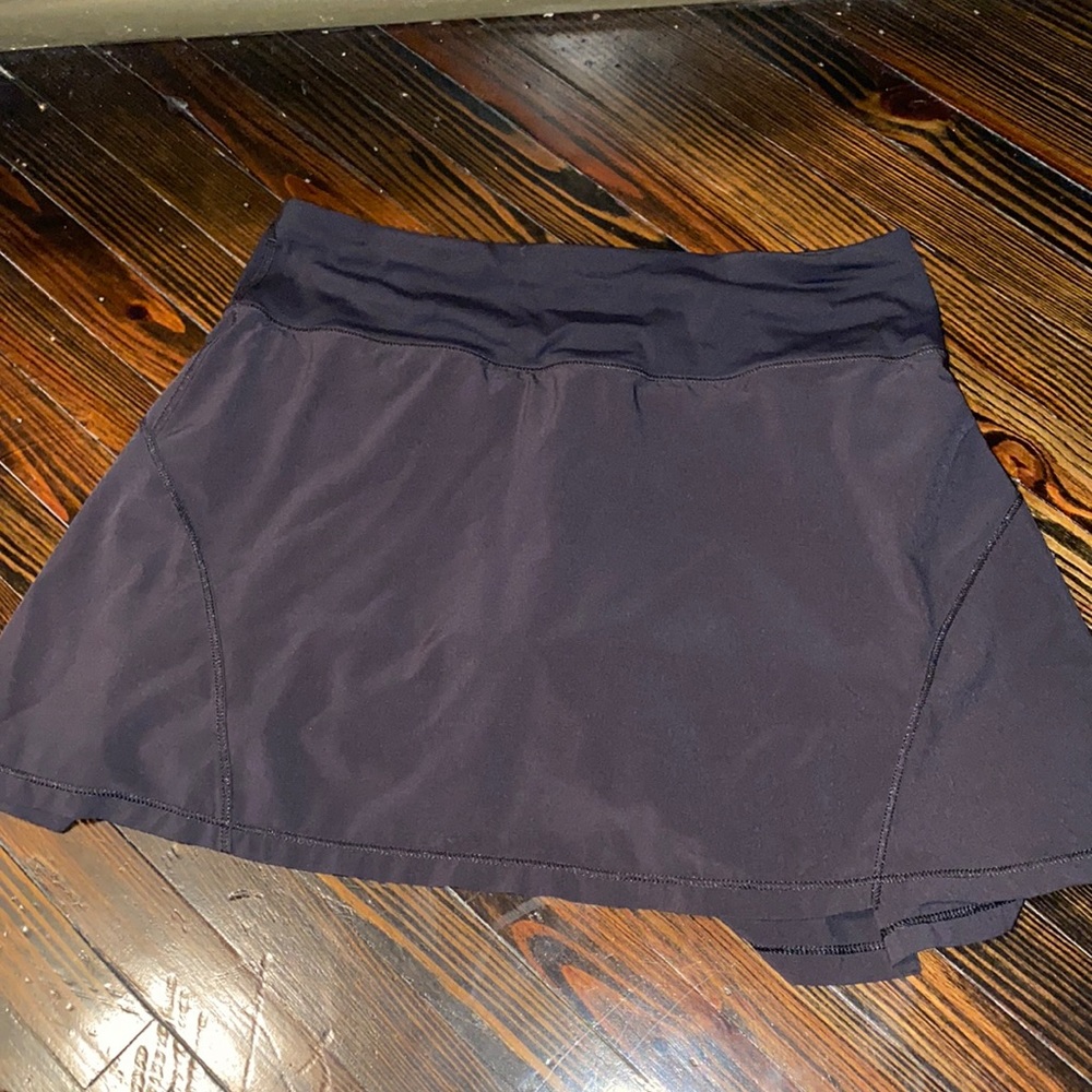 Black Lululemon tennis skirt